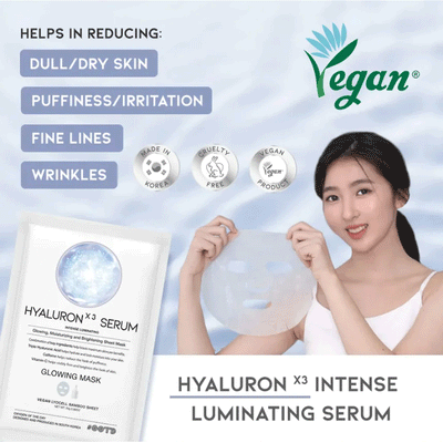 OOTD HYALURON X3 SERUM GLOWING veido kaukės
