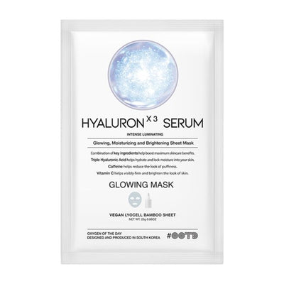 OOTD HYALURON X3 SERUM GLOWING veido kaukės